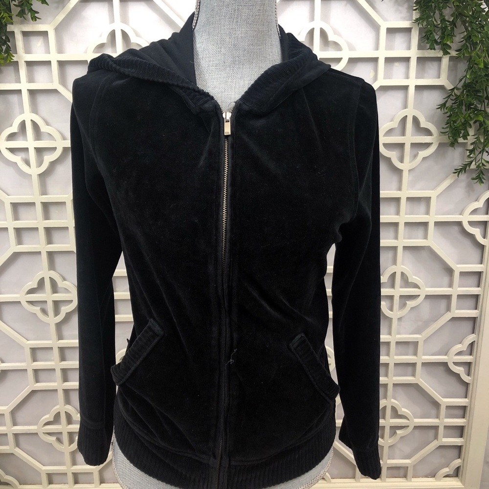 Lauren Ralph Lauren Velour Full Zip Hoodie